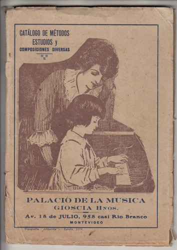 Antiguo Catalogo Palacio De La Musica Metodos Composiciones 0