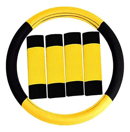 Fh Group Fh2033yellow Cubierta Del Volante Modernistic Y Alm 0