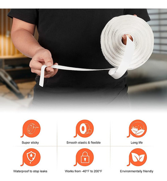 Welluck Butyl Tape Rv Sealant Tape, 1/8  X 3/4  X 30-feet Bu 1