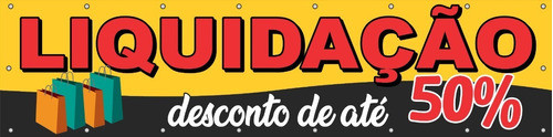 Faixa Liquidação 3mt X 70cm 0