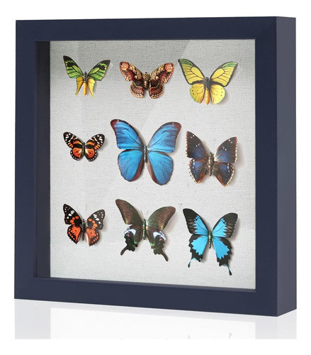 Muzilife 8x8 Shadow Box Picture Frame Frame With Linen Board 0