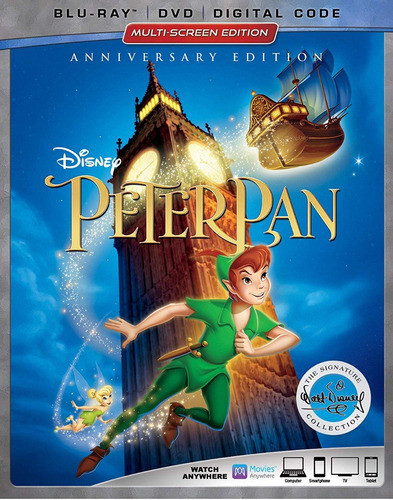 Blu-ray + Dvd Peter Pan (1953) Signature Collection 0