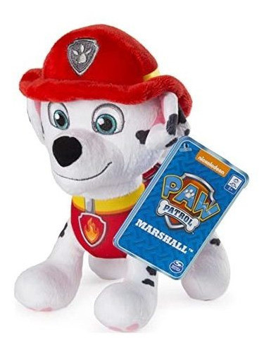 Brinquedo De Pelúcia Paw Patrol 8 Marshall Em Pé 0