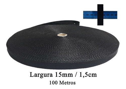 Fita Para Amarração Artesanato Rolo 15mm Petshop 100 Metro 0