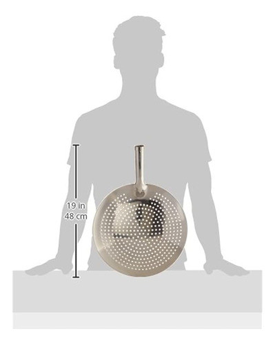 Winco Sc-12 Redonda - Espumadera (acero Inoxidable 305 Cm) 1
