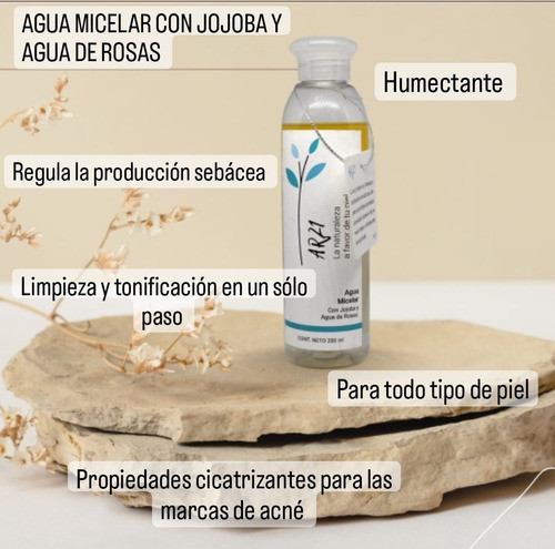 Agua Micelar Bifásica Ar21, Limpia Y Tonifica El Rostro 1