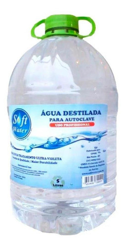 Kit 2 Águas Destilada Autoclave/ Cpap 5 Litros - Soft Water 0