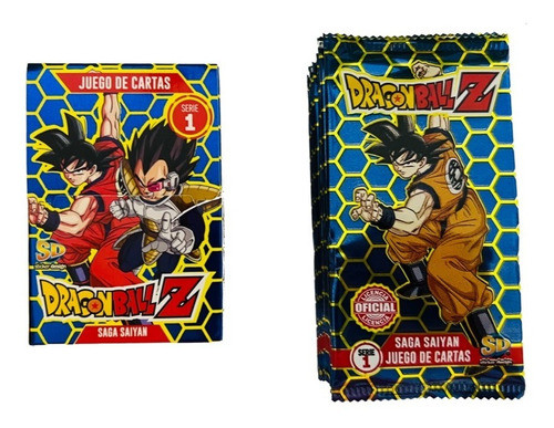 Dragon Ball Z Mazo De Cartas Serie 1 + 80 Sobres-saga Saiyan 0
