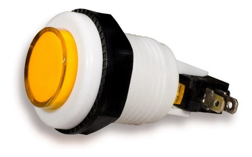3 Peças | Chave Botão Push Button Pbs29 Amarelo 0