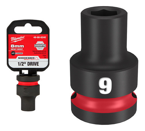 Bocallave De Impacto Hexagonal Milwaukee 1/2  9mm 0
