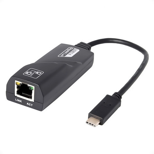 Adaptador De Red Usb Tipo C Ethernet Rj45 1000 Mbps - Otec 0