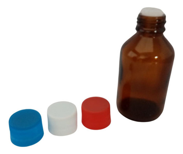 Frasco 125ml En Vidrio Ámbar + Inserto Gotero Y Tapa  (x 10) 0 Frasco 125ml En Vidrio Ámbar + Inserto Gotero Y Tapa  (x 10) 0
