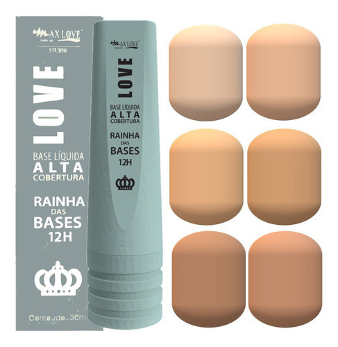 6 Rainha Das Bases 12h 600 A 605 - Kit Max Love Atacado Sj 0