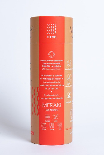 Botella Térmica Meraki Fuego X 600 Cc - Acero Inoxidable 1