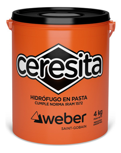 Hidrofugo En Pasta Ceresita Weber X 4 Kg 0
