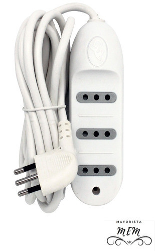 Alargue Zapatilla 3 Modular 3 Mts.cable Color Blanco 0