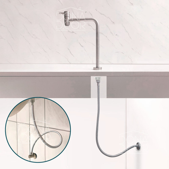 Engate Flexível Mangueira 100cm Inox304 Agua Quente Fria 1/2 1