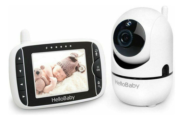 Babá Eletrônica Hellobaby Hb65 Monitor Vídeo Tela 3,2 Pol. 0