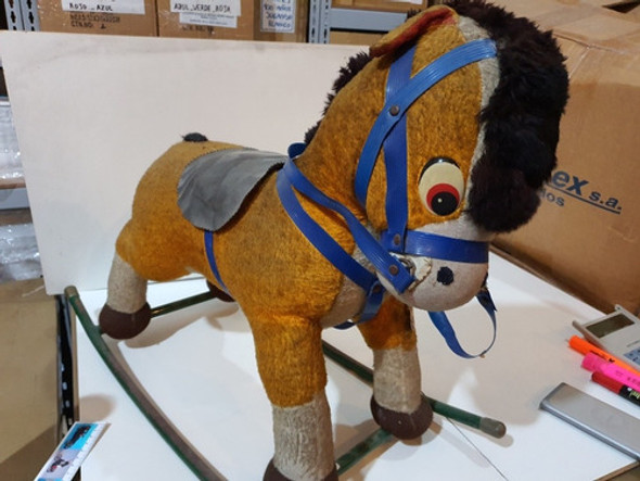 Antiguo Juguete Caballito Mecedor 0