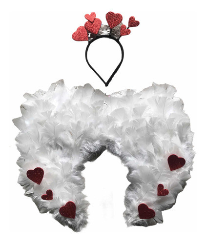 Kit Cupido Infantil Tiara + Asa/ Festa Fantasia 0