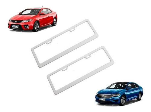 Cubre Patente Blanco Chevrolet Cruze Onix Prisma Corsa 0