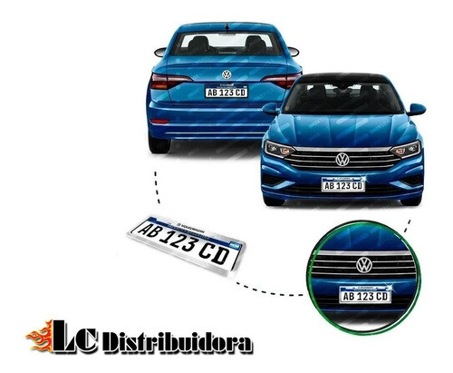 Cubre Patente Blanco Chevrolet Cruze Onix Prisma Corsa 1