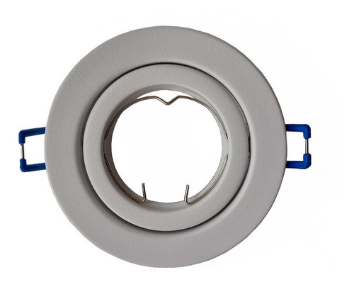 Spot De Embutir De Chapa Blanco Para Lampara Dicroica X4 0