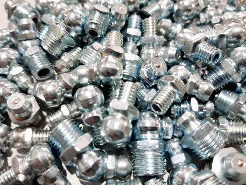 Kit Bico Engraxadeira 6 / 8 / 10mm Reta 45º 90º - 90 Peças 0