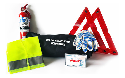 Kit Seguridad Reglamentario Auto 7 En 1 Vtv Con Matafuego 0
