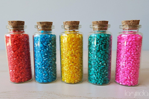 Arroz Colores. 1kg. Color A Elección. Casamiento, Civil. 0