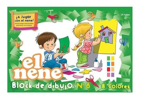 Block Escolar El Nene Color Nº 6 X 24 Hojas 0