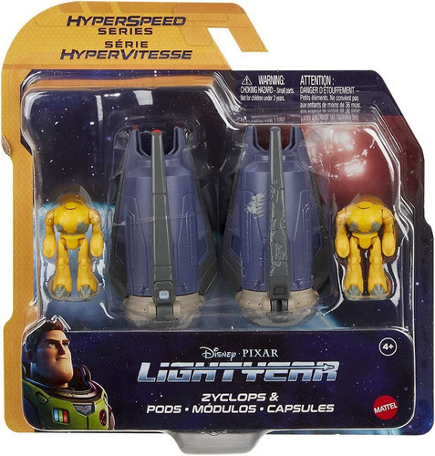 Buzz Lightyear Capsulas Espaciales + Zyclops Original Mattel 1