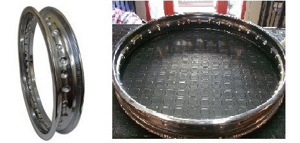 Juego Aro Llanta Delant 17 Y Trasero 14 Guerrero Trip 110-2r 1