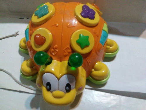 Juguete Tortuga D/ Arrastre C/ Luz Y Sonido 23x23 0