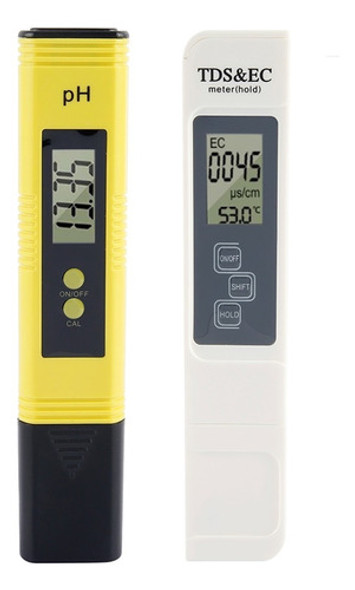 Medidor De Água Digital, 2 Peças, Ph, Tds, Ce, Temperatura, 0