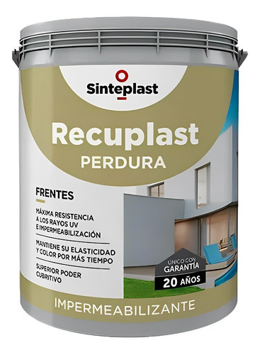 Recuplast Perdura Frentes 4lt Sinteplast - Proxecto 0