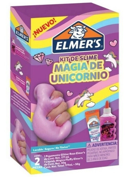 Kit Elmers Slime Fluffy Esponjoso - 2 Piezas - Manualidades 0