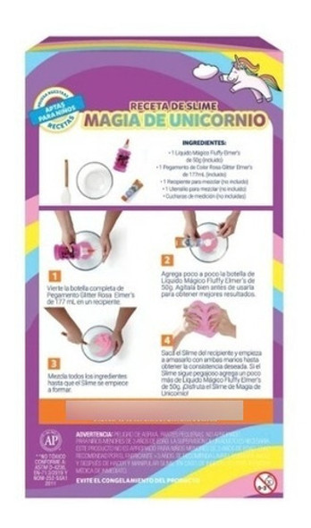 Kit Elmers Slime Fluffy Esponjoso - 2 Piezas - Manualidades 1