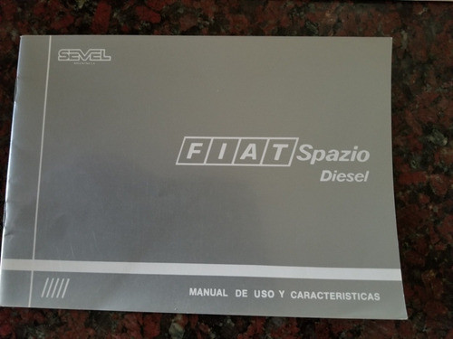 Manual Fiat Spazio Diesel Completo - Excelente Estado 0