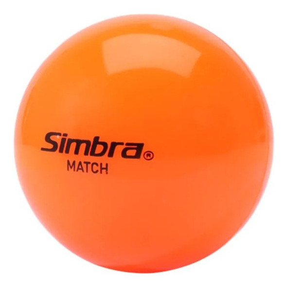 Bocha De Hockey Simbra Match Pvc Competición Naranja 1