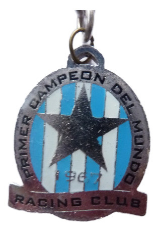 Llavero De Racing Club Campeon Del Mundo 1967 - Mdp 1