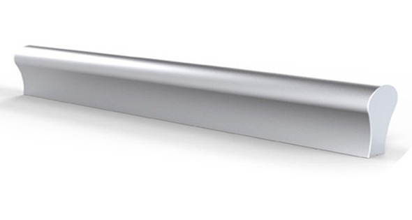 Tirador Euro Aluminio Anodizado Mueble Placa Bock 212x24/192 0