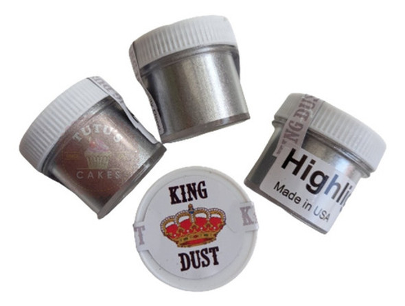 Colorante En Polvo Plateado King Dust Repostería 0 Colorante En Polvo Plateado King Dust Repostería 0