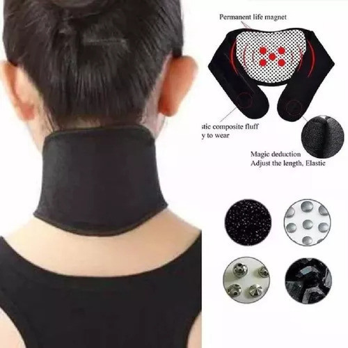 Faja Cervical Magnética Dolor Cuello Imán Collar Biomagnet 1