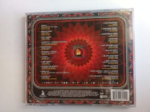 Adele Bruno Mars Foo Fighters Skrilex Grammy 2012 Cd / Kktus 1