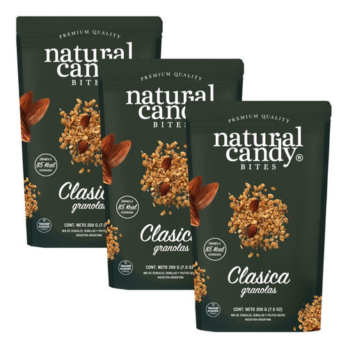 Granola Clasica Natural Candy 200gr X3 0