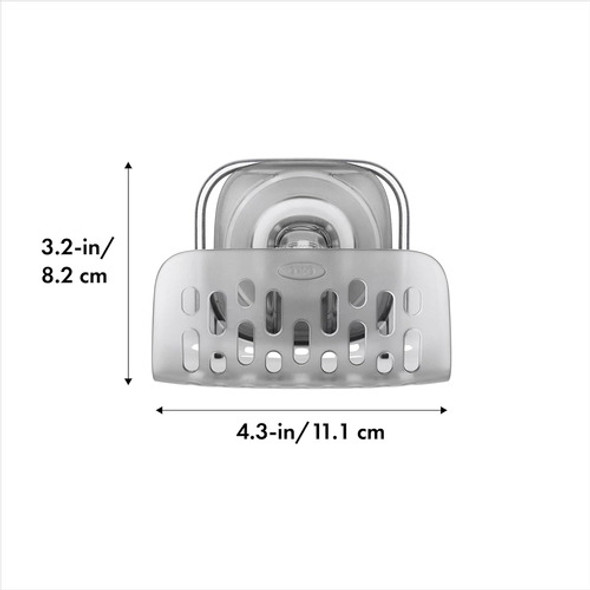 Soporte De Esponja Con Succión Fuerte De Oxo Good Grips 1 Soporte De Esponja Con Succión Fuerte De Oxo Good Grips 1