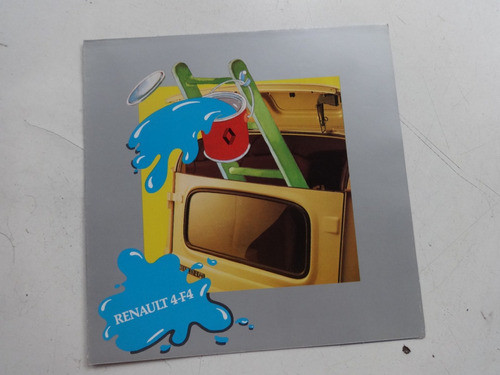 Folleto Antiguo Renault 4 4f R4 Camion  No Catalogo 1
