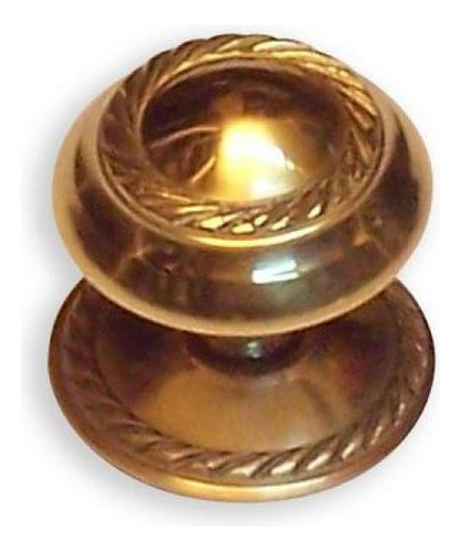 Tirador Redondo Georgiano 25 Mm Ab Brass Ck02 0