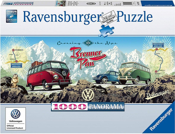 Autoslot - Rompecabezas Ravensburger Cross The Alps With Vw 0